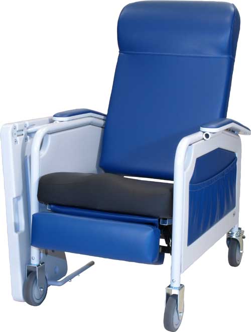 525S Convalescent Recliner w/ Saddle Seat